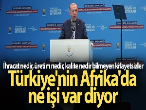 Cumhurbaşkanı Erdoğan, Eskişehir AK Parti İl Danışma toplantısında konuştu