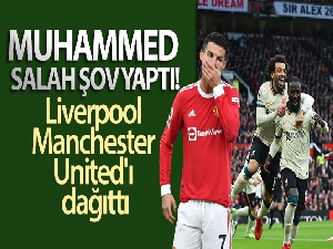 Muhammed Salah şov yaptı, Liverpool Manchester United'ı dağıttı