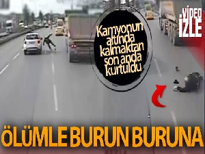 Şile otobanında inanılmaz kaza: o anlar kamerada