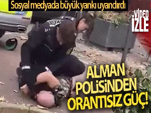 Alman polisinden 25 yaşındaki gence orantısız güç