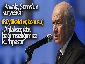 Bahçeli'den 10 büyükelçiye tepki: Herkes haddini bilsin