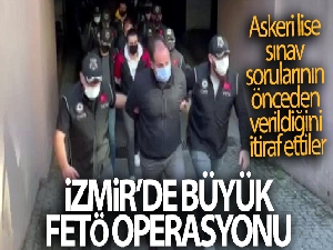 Askeri lise sınav sorularının önceden verildiğini itiraf ettiler