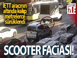 Ümraniye'de scooter faciası!