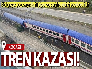 Kocaeli'de tren kazası