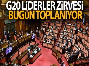 G20 Liderler Zirvesi bugün Roma'da başlıyor