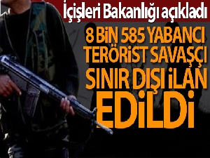 İçişleri'nden yabancı terörist açıklaması