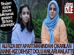 Enkazdan çıkarılan anne-kız o günü anlattı