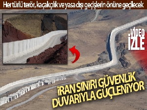 Van'ın İran sınırına 27 kilometrelik duvar örüldü