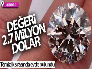 Temizlik sırasında evde 2.7 milyon dolarlık elmas yüzük buldu