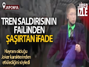 Japonya'daki tren saldırısının failinden şaşırtan ifade
