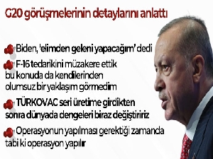 Cumhurbaşkanı Erdoğan: 'Biden ile samimi ve yapıcı havada bir toplantı yaptık'