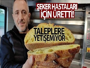 Şeker hastaları için zerdeçallı ekmek üretti, taleplere yetişemiyor
