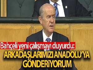 MHP Genel Başkanı Bahçeli yeni çalışmayı duyurdu!