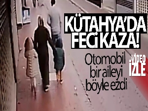 Sürücü direksiyon hakimiyetini kaybetti! Bir aileyi böyle ezdi