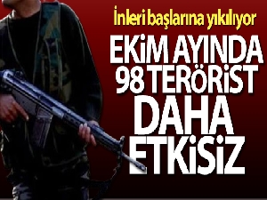 İçişleri Bakan Yardımcısı Çataklı: 'Ekim ayında 98 terörist etkisiz hale getirilmiştir'
