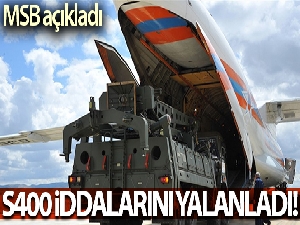 MSB kaynakları, S400'lerin İncirlik'e götürüldüğü iddiaları yalanlandı