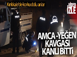 Kavga ettiği amcasını sokak ortasında tabancayla vurdu