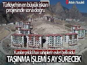 Türkiye'nin en büyük iskan projesinde sona doğru