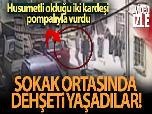 Kağıthane'de bir şahıs husumetli olduğu iki kardeşi pompalı tüfekle vurarak yaraladı
