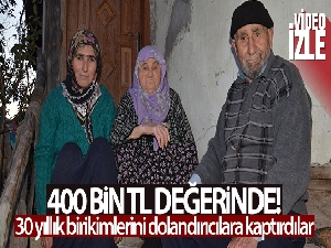 'Sahte savcı'nın ağına düşen yaşlı çift, 30 yıllık birikimini kaptırdı