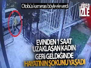 Altın hırsızlarını otobüs kamerası böyle ele verdi