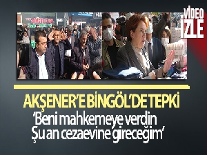 Akşener'e Bingöl'de tepki