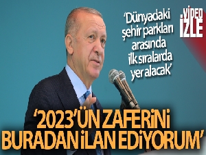 Cumhurbaşkanı Erdoğan Ümraniye Millet Bahçesi açılışına katıldı