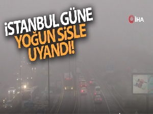 Sis altındaki Şehitler Köprüsü'nde eşsiz görüntüler