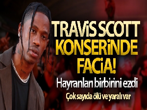 ABD'de müzik festivalinde izdiham: Travis Scott konserinde hayranlar birbirini ezdi