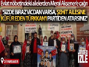 Evlat nöbeti tutan ailelerden Meral Akşener'e çağrı