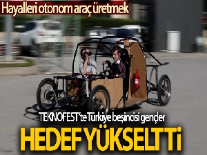 Fen liseli öğrenciler hayali otonom araç üretmek
