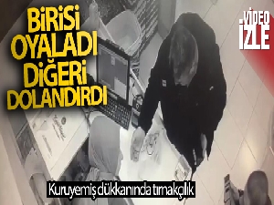 Arnavutköy'de kuruyemiş dükkanında tırnakçılık yöntemi ile 800 TL çaldılar