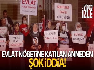 Diyarbakır'da evlat nöbetine katılan annenin feryadı!