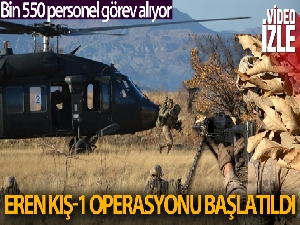 Şırnak'ta Eren Kış-1 Operasyonu başlatıldı