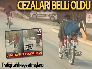 Motosikletlerin üzerine yatıp yarış yapan iki genç hapis cezasıyla yargılanacak