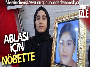 Terör örgütü PKK'nın dağa kaçırdığı ablası için annesiyle nöbette