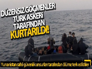 Yunanistan'ın ölüme terk ettiği düzensiz göçmenleri Türk askeri kurtardı