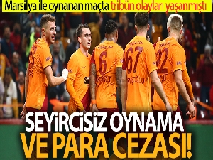 UEFA'dan Galatasaray'a ceza!