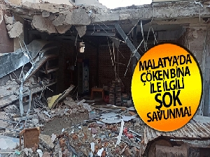 Çöken bina ile ilgili şok savunma