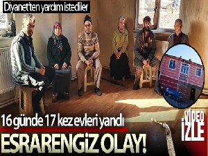 Esrarengiz evde yangınlar devam ediyor: 16 günde 17 kez yandı