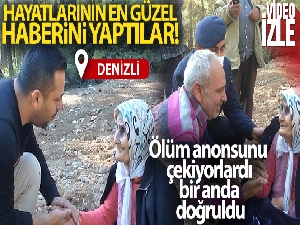 Hayatlarının en güzel haberini yaptılar