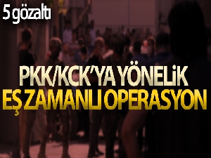 İstanbul ve Ağrı'da PKK operasyonu: 5 gözaltı