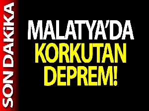 Son Depremler: Malatya'da 4,7 büyüklüğünde deprem