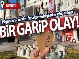 El kadar kağıtla, 15 günde 10 binden fazla kişinin bilgilerine sahip oldular