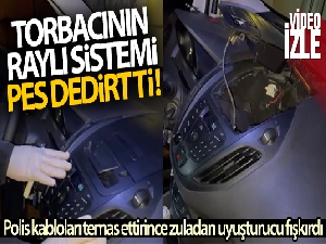 Polis kabloları temas ettirince zuladan uyuşturucu böyle çıktı