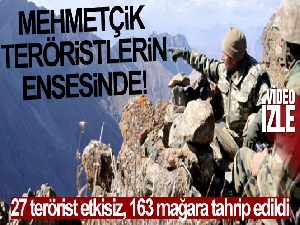 Pençe Yıldırım Harekatı kapsamında geçen ay 27 terörist etkisiz hale getirildi