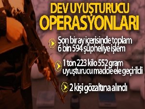 İstanbul'da uyuşturucu operasyonları