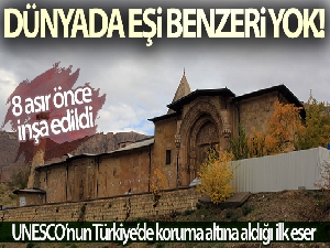 Dünya'da eşi benzeri yok, restorasyonuna yeniden başlanılıyor