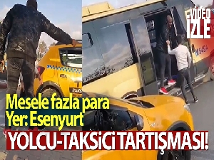 Esenyurt'ta taksici fazla para istedi, demir sopa ile tehdit etti