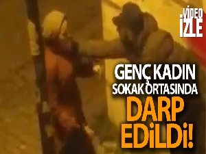Zeytinburnu'nda genç kadın sokak ortasında darp edildi